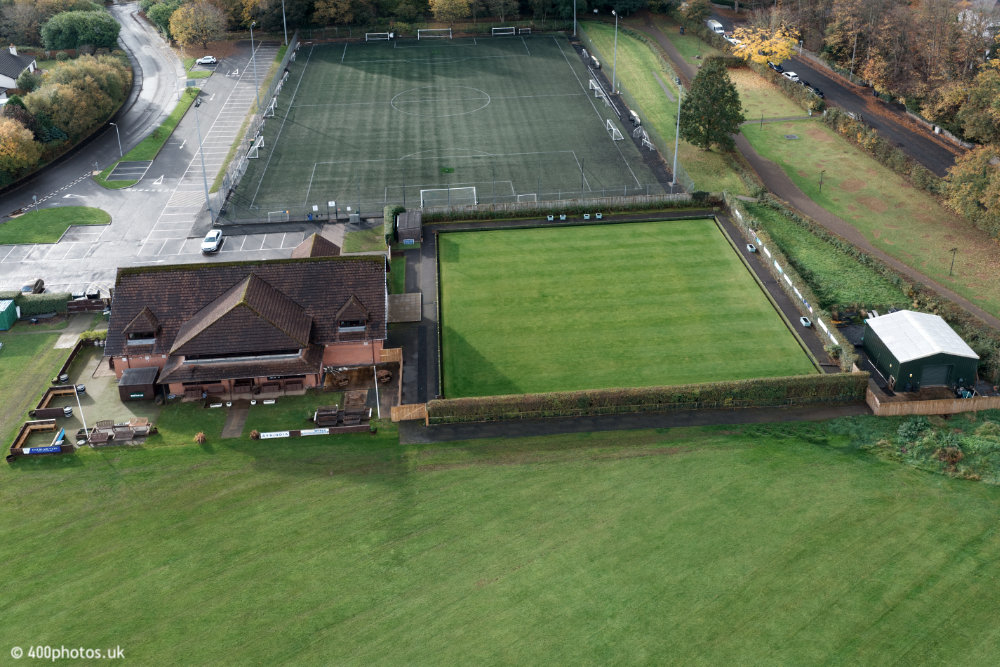 Alloway Bowling Club, Ayr, aerial photograph