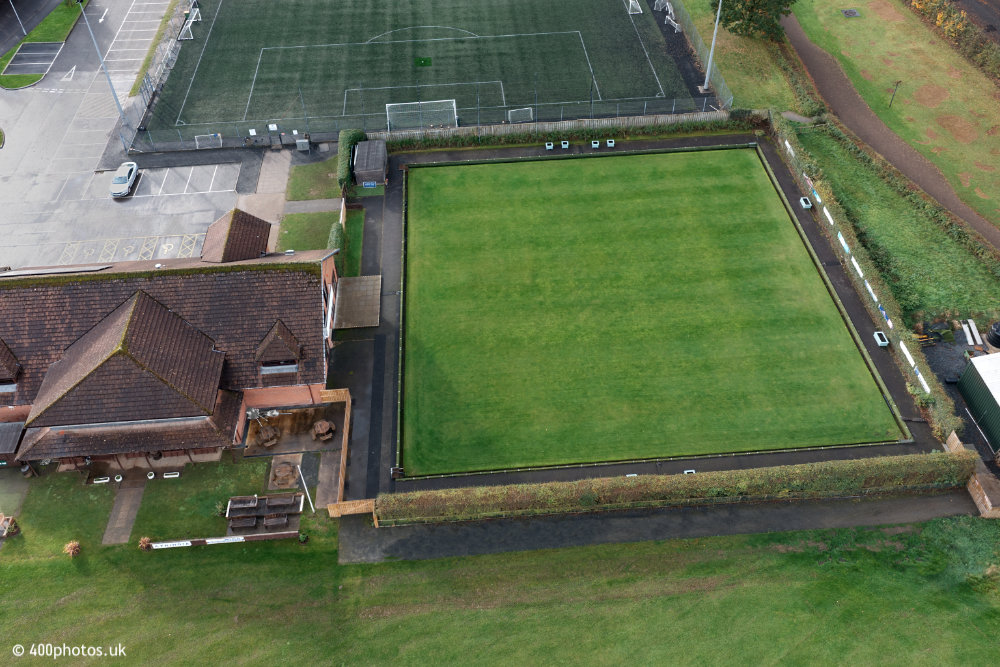 Alloway Bowling Club, Ayr, aerial photograph