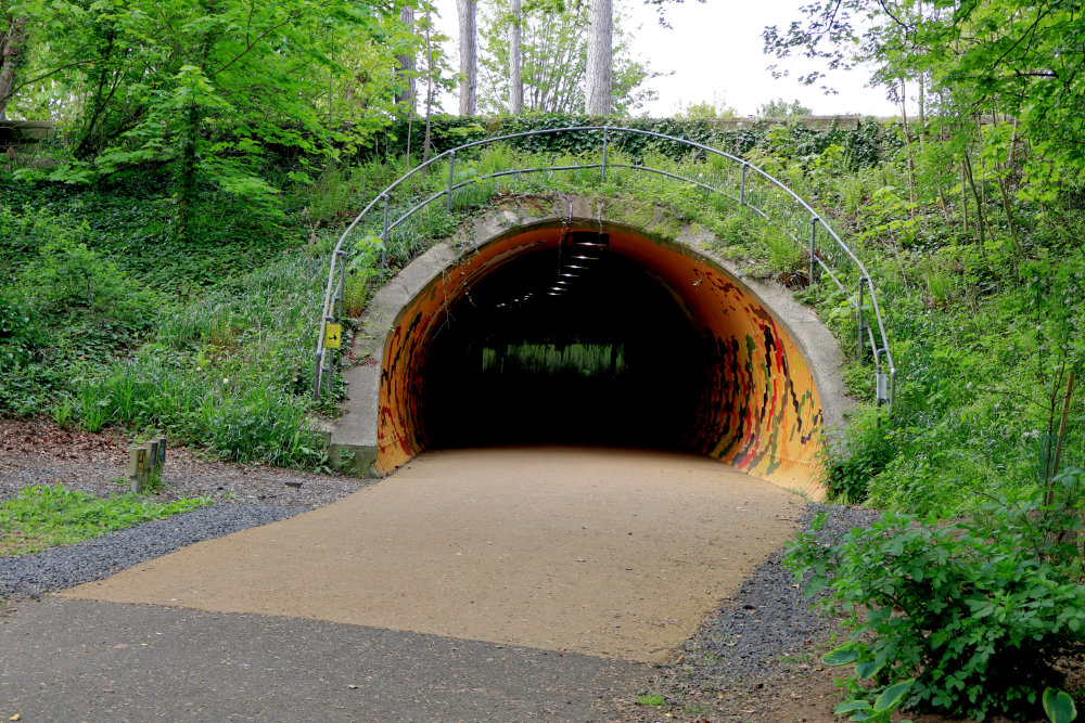 Aloway Railway Tunnel, Alloway, Ayrshire aerial photograph