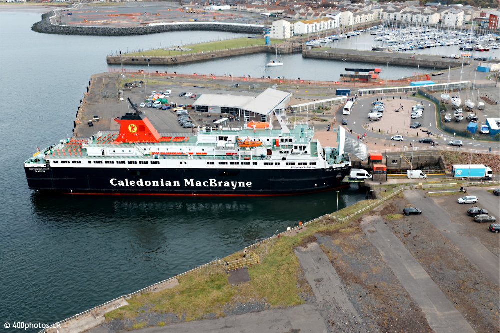 Caledonian Isles, Ardrossan, aerial photograph