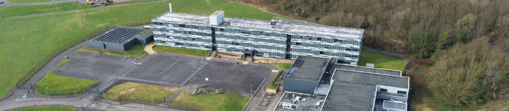 Auchenharvie Academy, Stevenston, aerial photograph