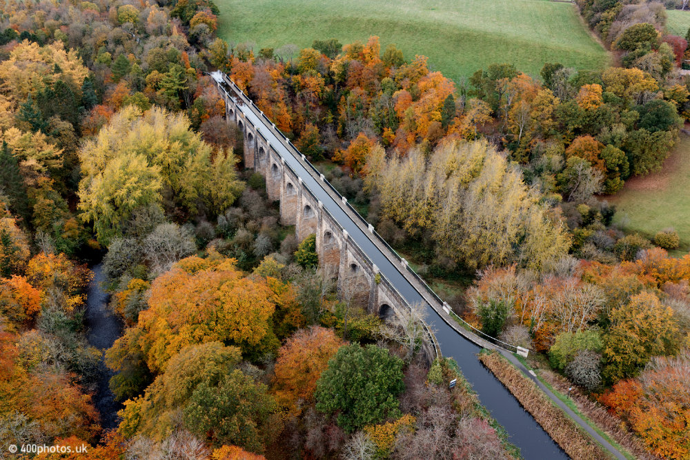 Avon Aqueduct, Muiravonside Country Park, Linlithgow, aerial photograph