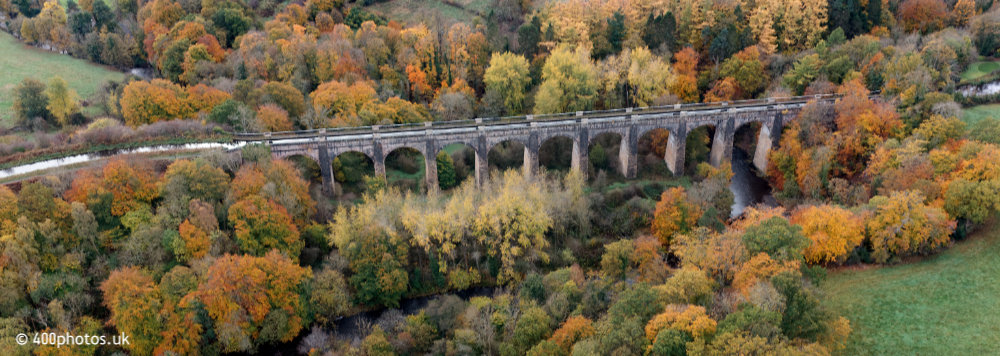 Avon Aqueduct, Muiravonside Country Park, Linlithgow, aerial photograph