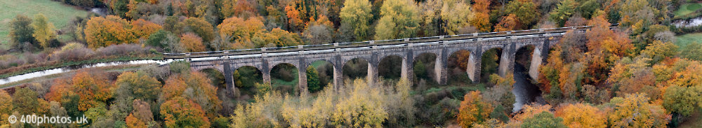 Avon Aqueduct, Muiravonside Country Park, Linlithgow, aerial photograph