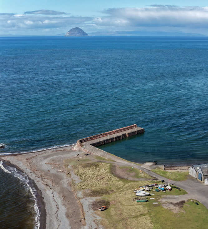 Ballantrae, South Ayrshire, aerial photograph