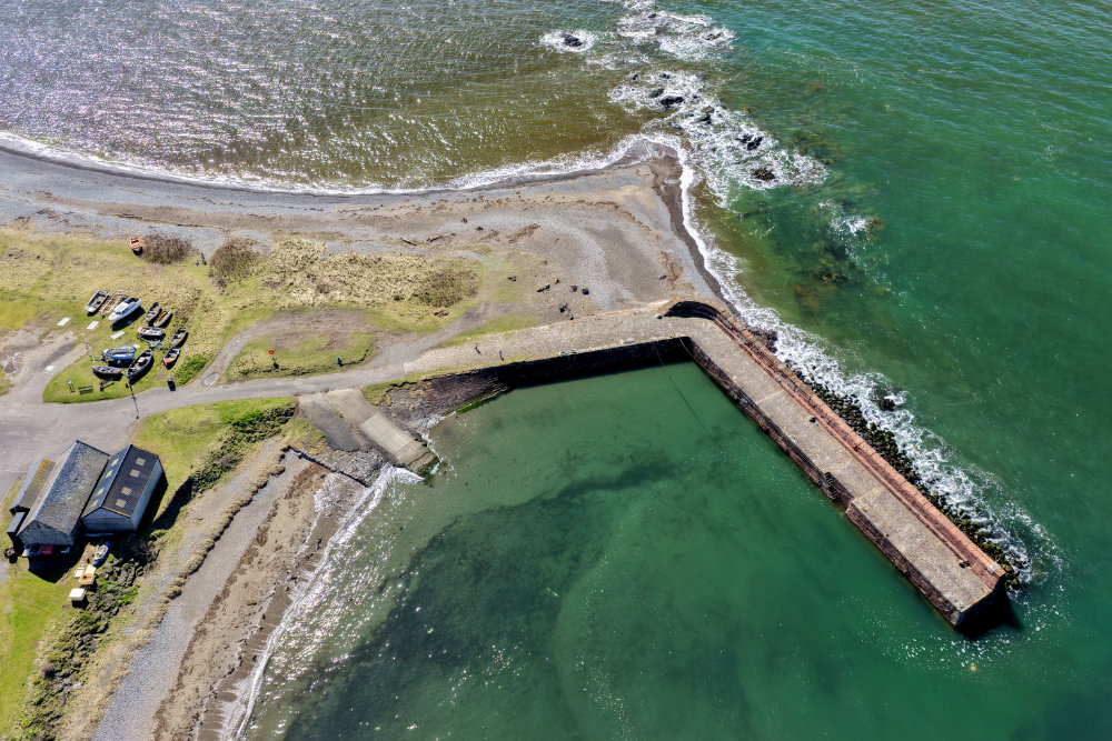 Ballantrae, South Ayrshire, aerial photograph