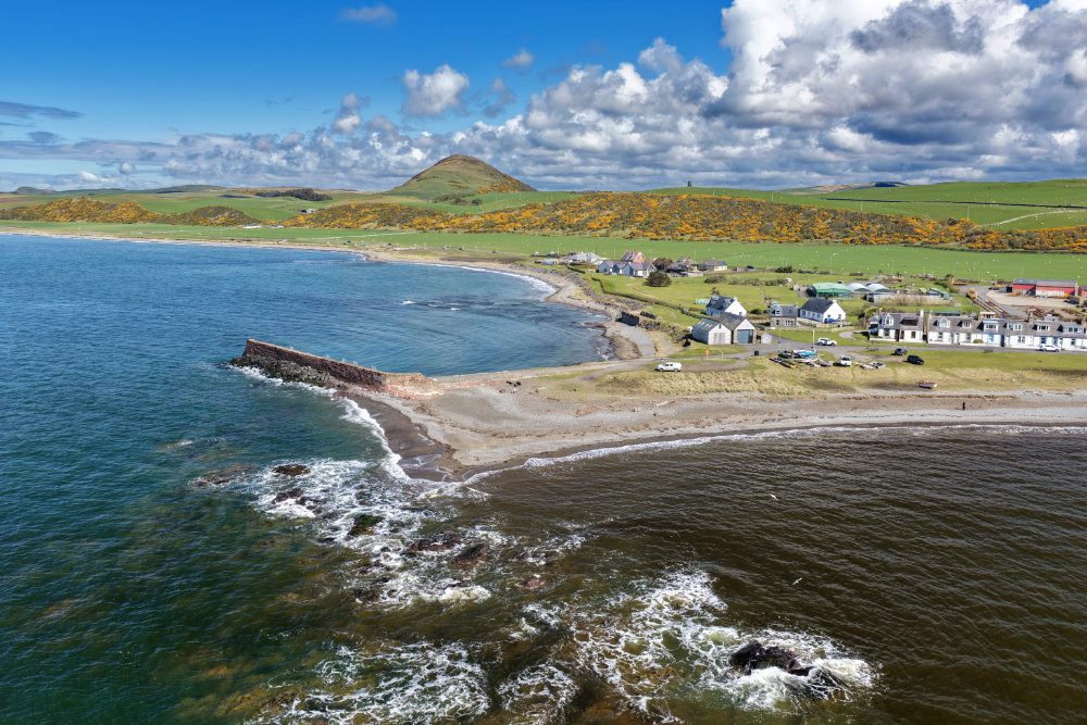 Ballantrae, South Ayrshire, aerial photograph