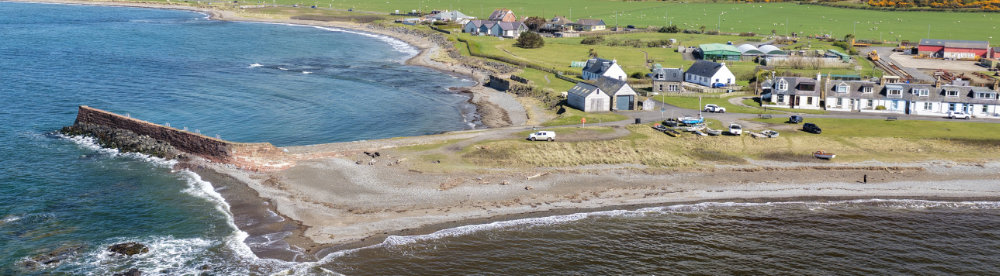 Ballantrae, South Ayrshire, aerial photograph