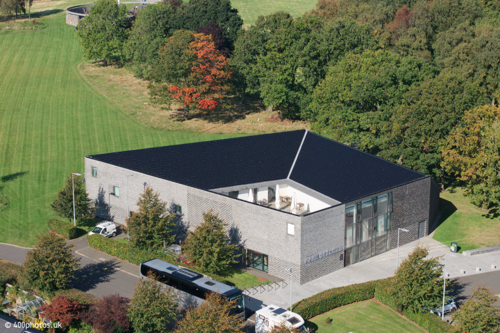 Bannockburn Monument, Stirling, aerial photograph