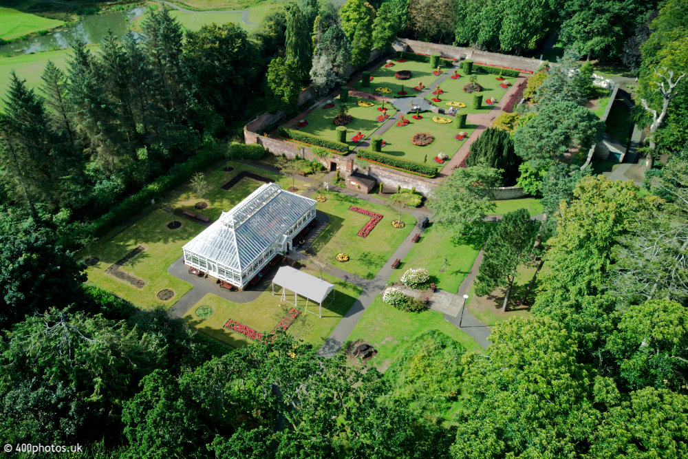 Belleisle Conservatory, Ayr, aerial photograph