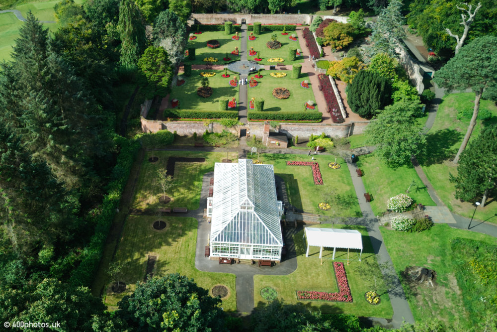 Belleisle Conservatory, Ayr, aerial photograph