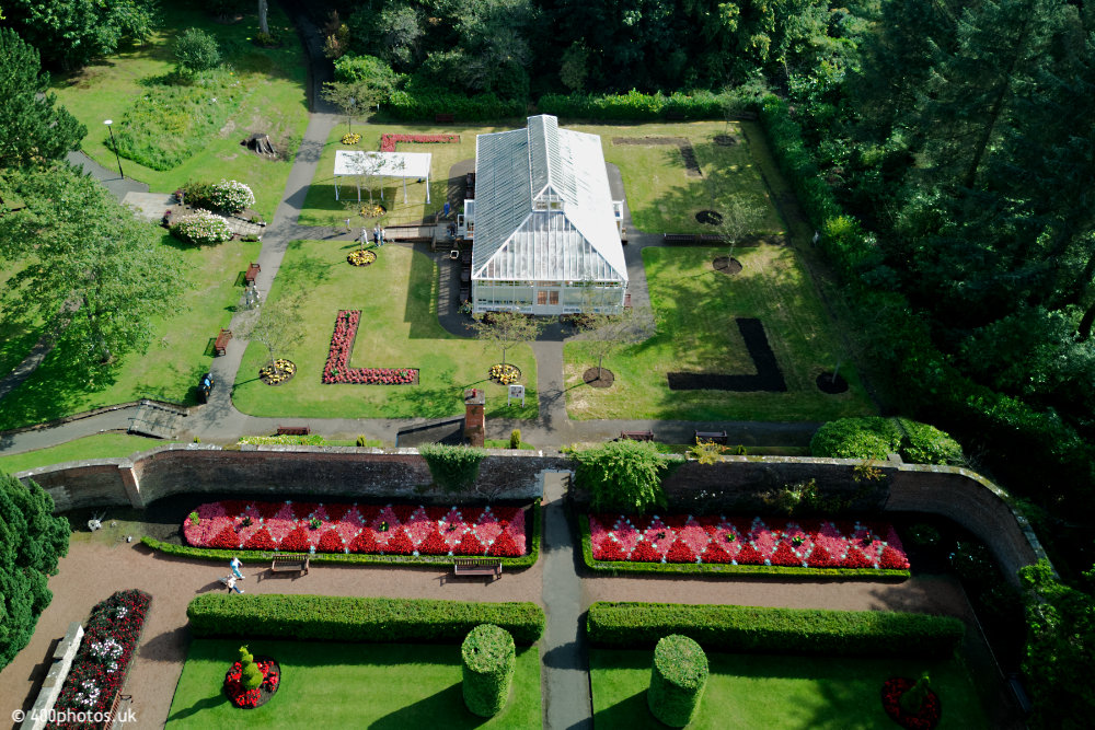 Belleisle Conservatory, Ayr, aerial photograph