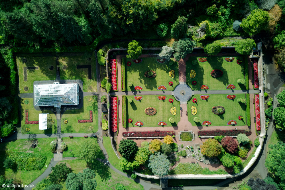 Belleisle Conservatory, Ayr, aerial photograph