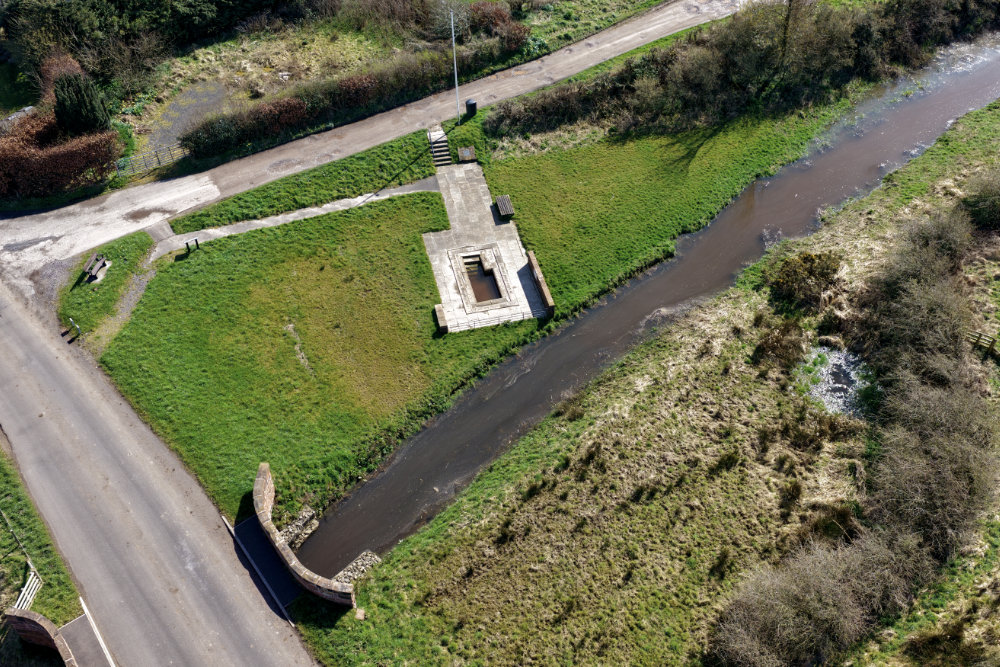 Brow Well, Dumfries and Galloway, aerial photograph