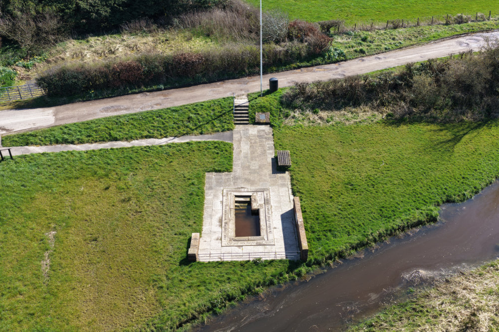 Brow Well, Dumfries and Galloway, aerial photograph