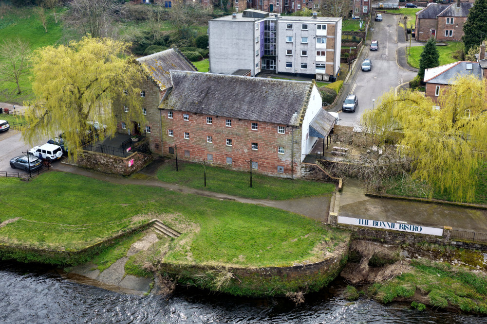 Burns Centre, Dumfries, aerial photograph