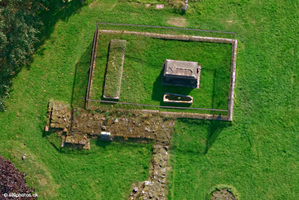 Cambuskenneth Abbey, Stirling, aerial photograph