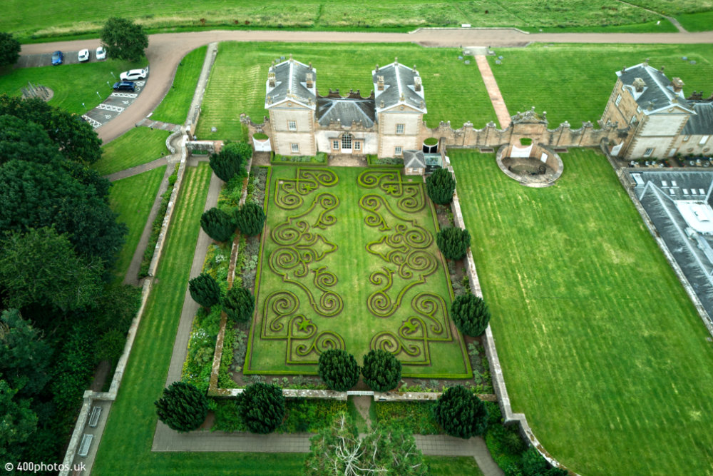 Chatelherault, Hamilton, South Lanarkshire, aerial photograph