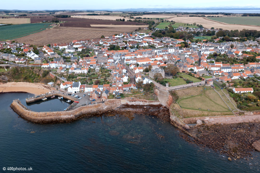 Crail Harbour - East Neuk of Fife - aerial photograph