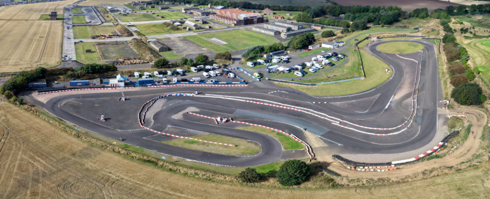 Crail Karts - East Neuk of Fife, licensable aerial photograph