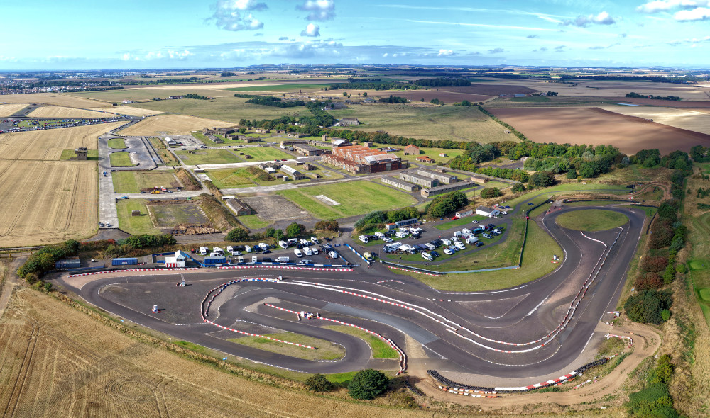 Crail Karts - East Neuk of Fife, licensable aerial photograph