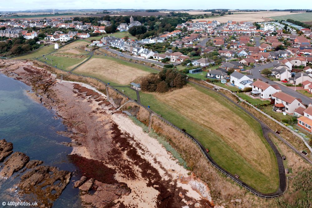 Crail Roome Bay, Fife, aerial photograph
