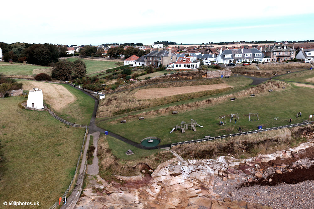 Crail Roome Bay, Fife, aerial photograph