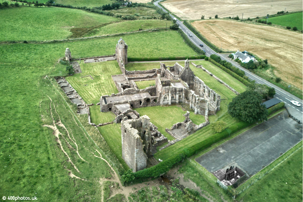Crossraguel Abbey, Maybole, South Ayrshire, aerial photograph