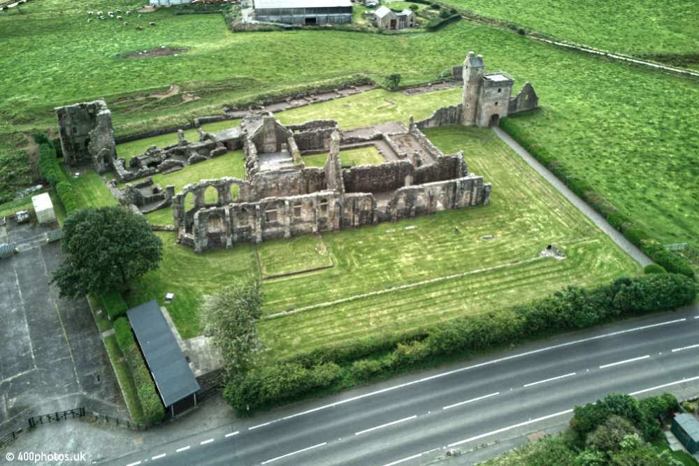 Crossraguel Abbey, Maybole, South Ayrshire, aerial photograph