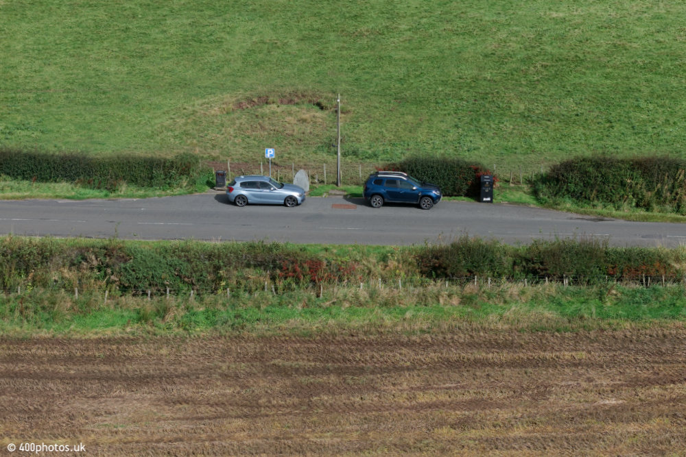 Croy Brae, The Electric Brae, Ayrshire, aerial photograph