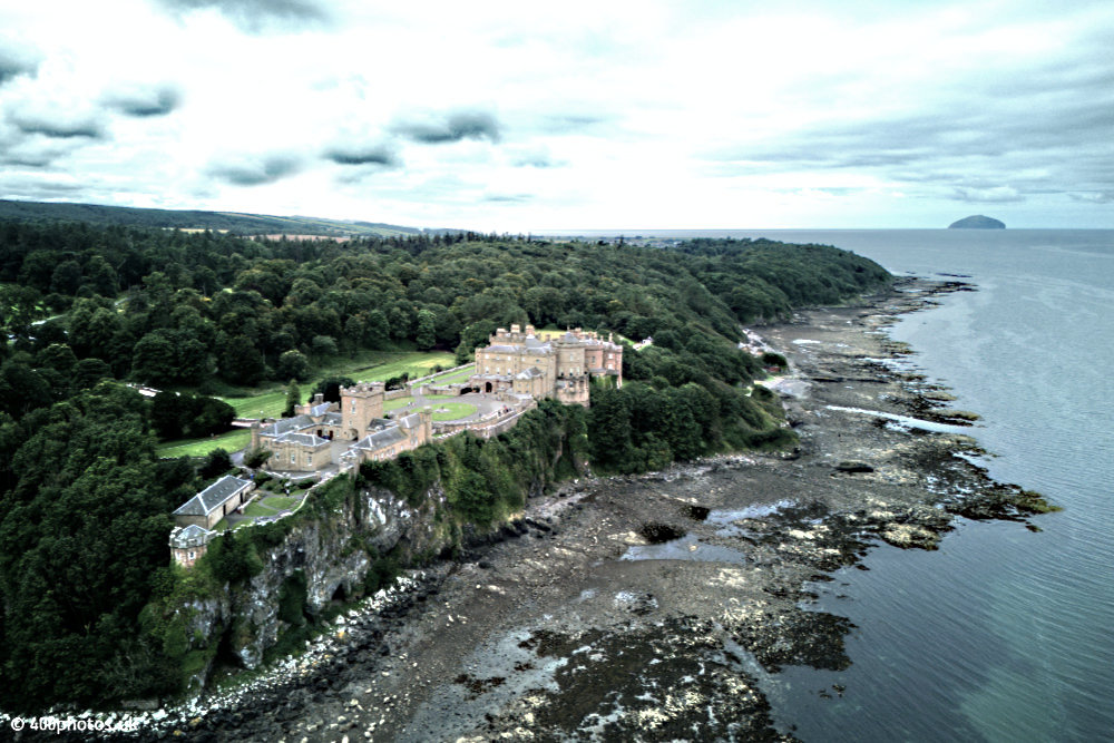 Culzean Castle, Ayrshire, aerial photograph