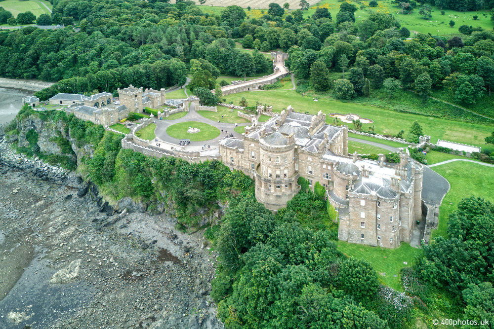 Culzean Castle, Ayrshire, aerial photograph