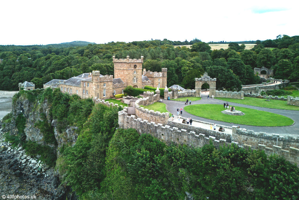 Culzean Castle, Ayrshire, aerial photograph