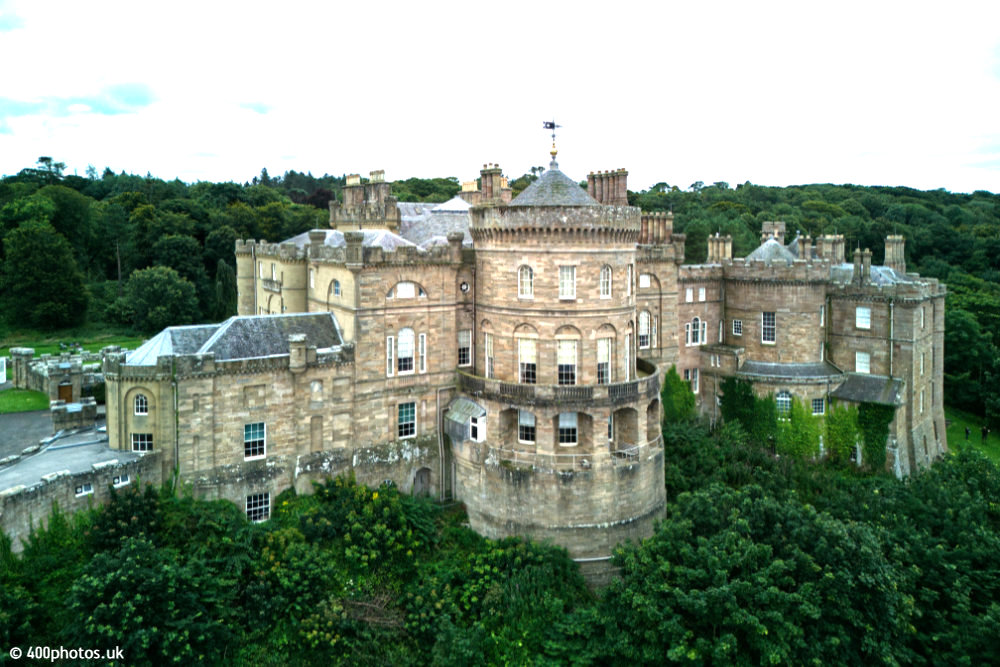Culzean Castle, Ayrshire, aerial photograph