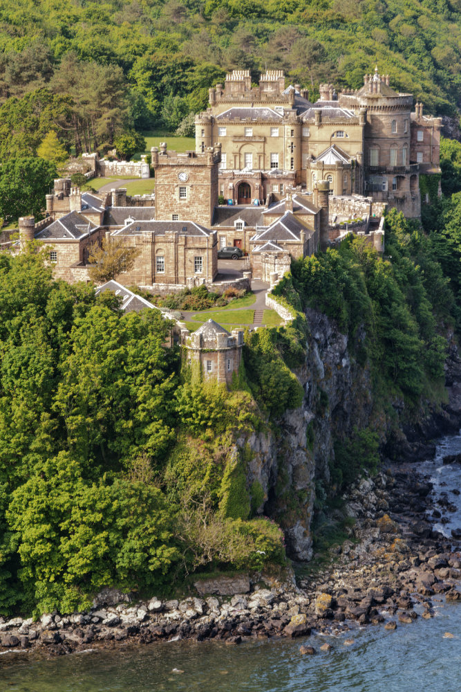 Culzean Castle, Ayrshire, licensable aerial photograph