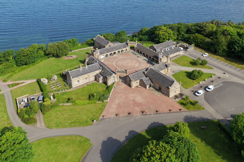 Culzean Castle, Ayrshire, licensable aerial photograph