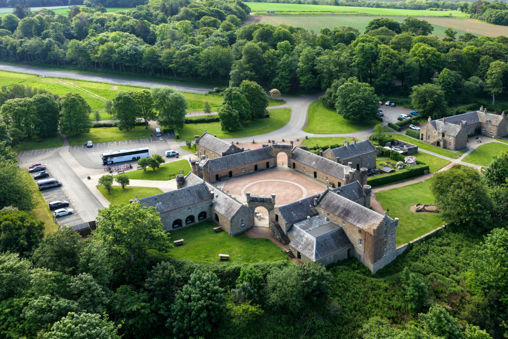 Culzean Castle, Ayrshire, licensable aerial photograph