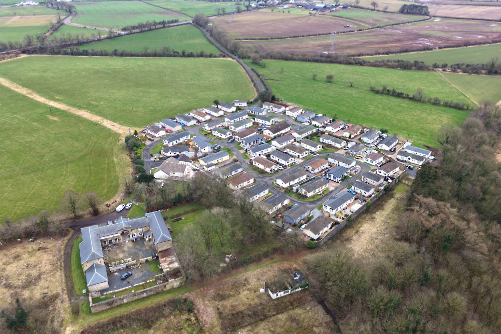 Cunninghamhead Estate, North Ayrshire, aerial photograph