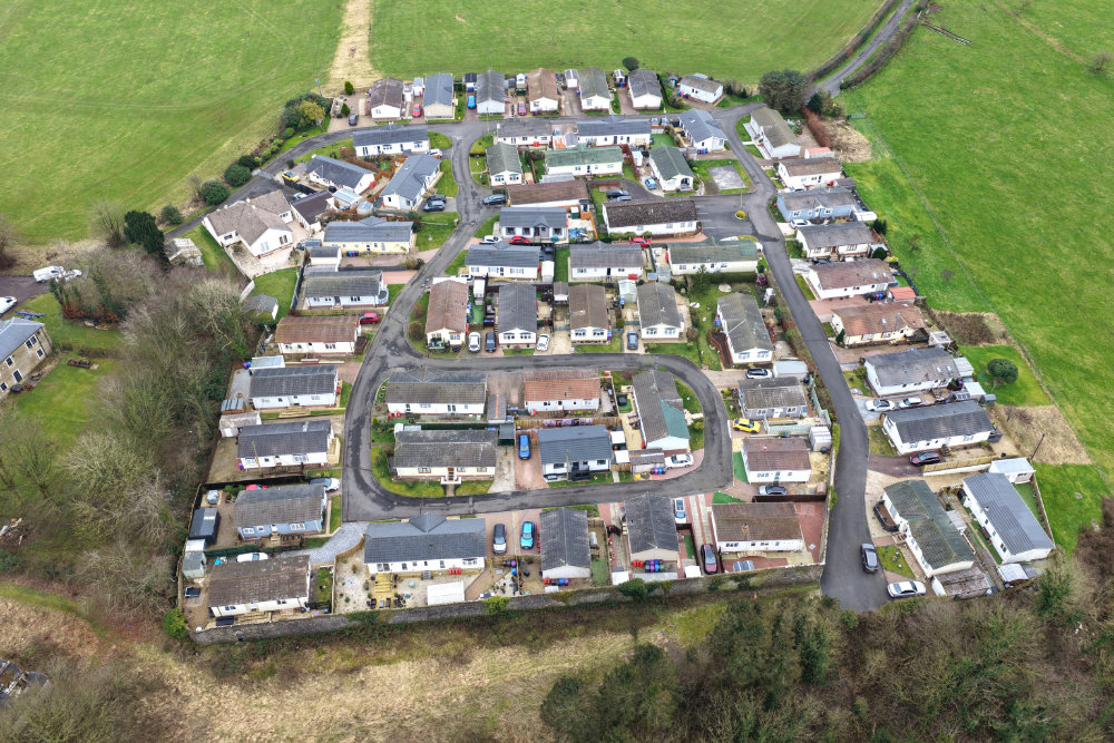 Cunninghamhead Estate, North Ayrshire, aerial photograph