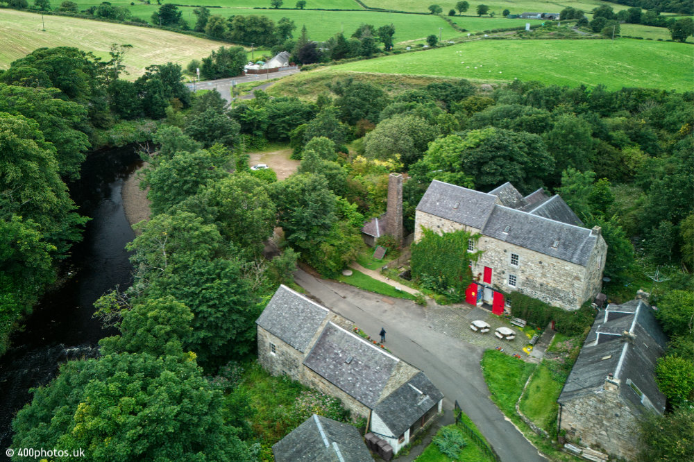 Dalgarven Mill Museum Of Ayrshire Country Life and Costume, aerial photograph
