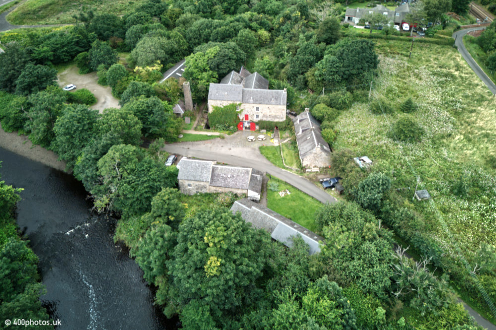 Dalgarven Mill Museum Of Ayrshire Country Life and Costume, aerial photograph