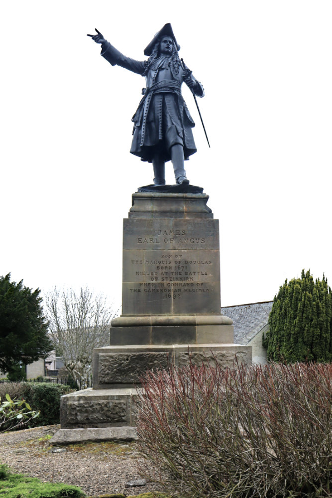Cameronians regimental memorial, Douglas, South Lanarkshire, detail photograph