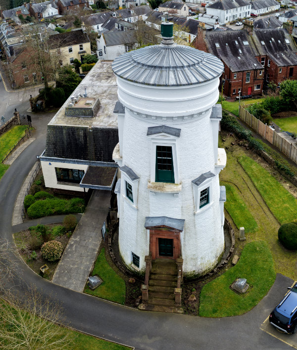 Dumfries Camera Obscure, aerial photograph