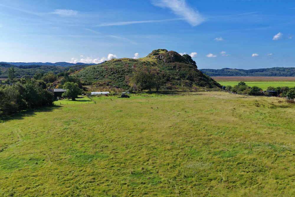 Dunadd Fort, Argyll and Bute, licensable aerial photograph