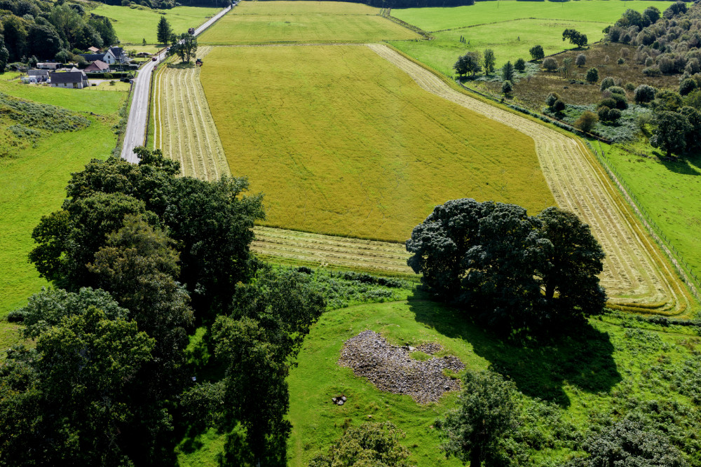 Dunchraigaig, Kilmartin Glen, Argyll & Bute, licensable aerial photograph