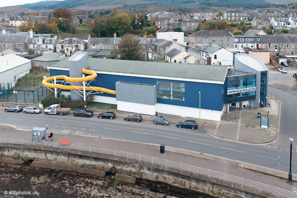 Dunoon, Argyll, aerial photograph