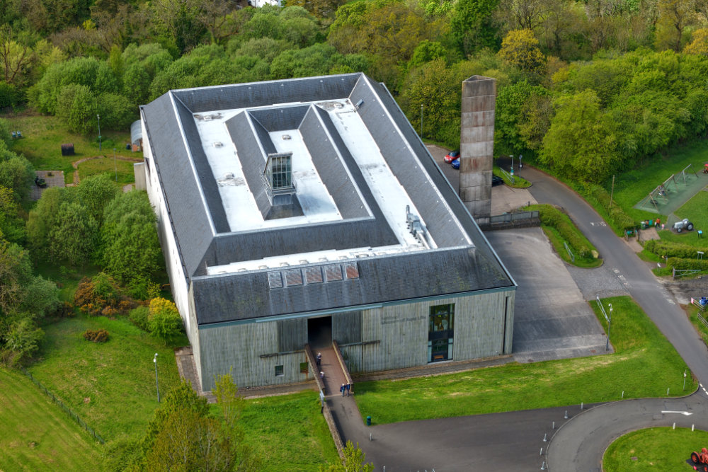 The National Museum of Rural Life, East Kilbride, aerial photograph