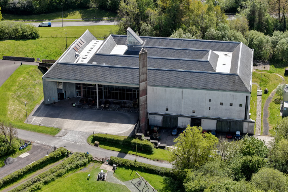 The National Museum of Rural Life, East Kilbride, aerial photograph