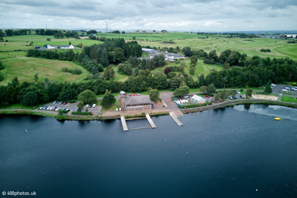 James Hamilton Park, East Kilbride, Lanarkshire, aerial photograph