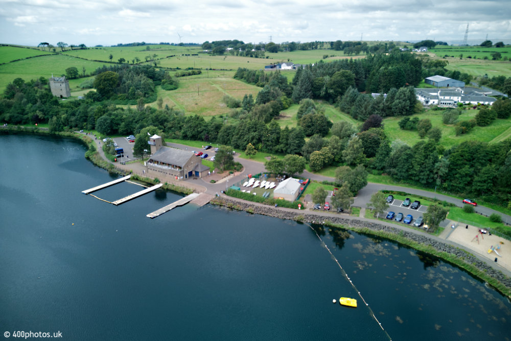 James Hamilton Park, East Kilbride, Lanarkshire, aerial photograph